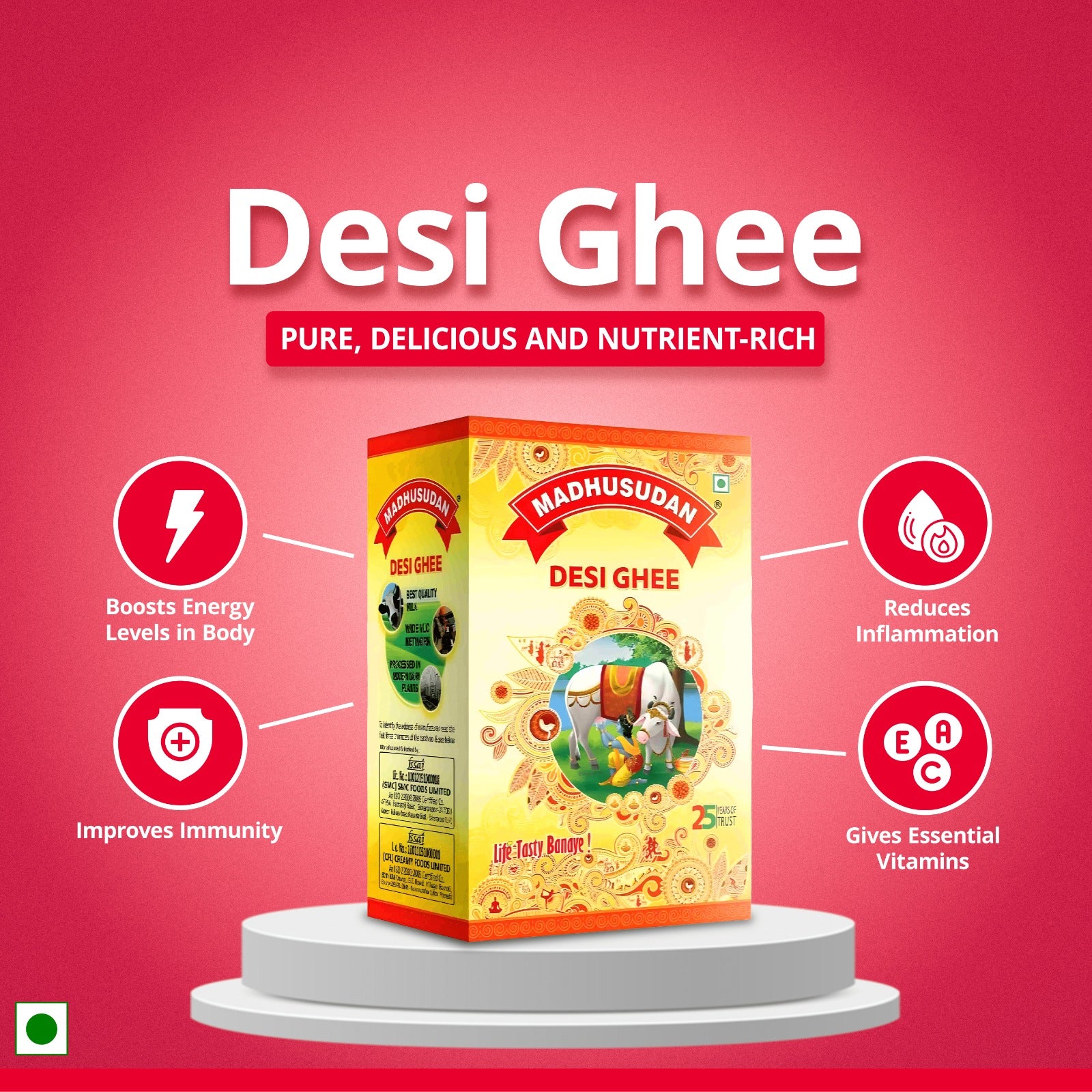 Unveiling the Health and Nutritional Benefits of Madhusudan Ghee