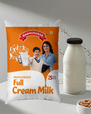Madhusudan Full Cream Milk 6 ltr Pack