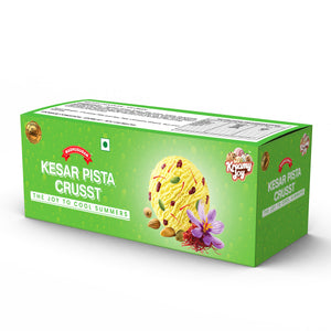 Madhusudan Kesar Pista Crusst Frozen Dessert