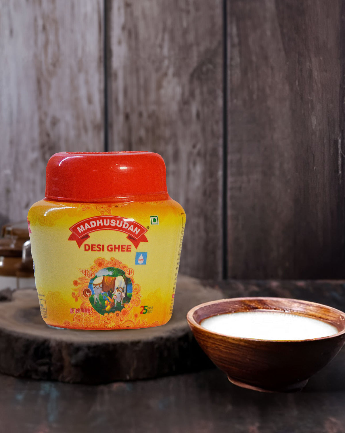 Madhusudan Desi Ghee 500 ml Jar Pack – Creamy Foods