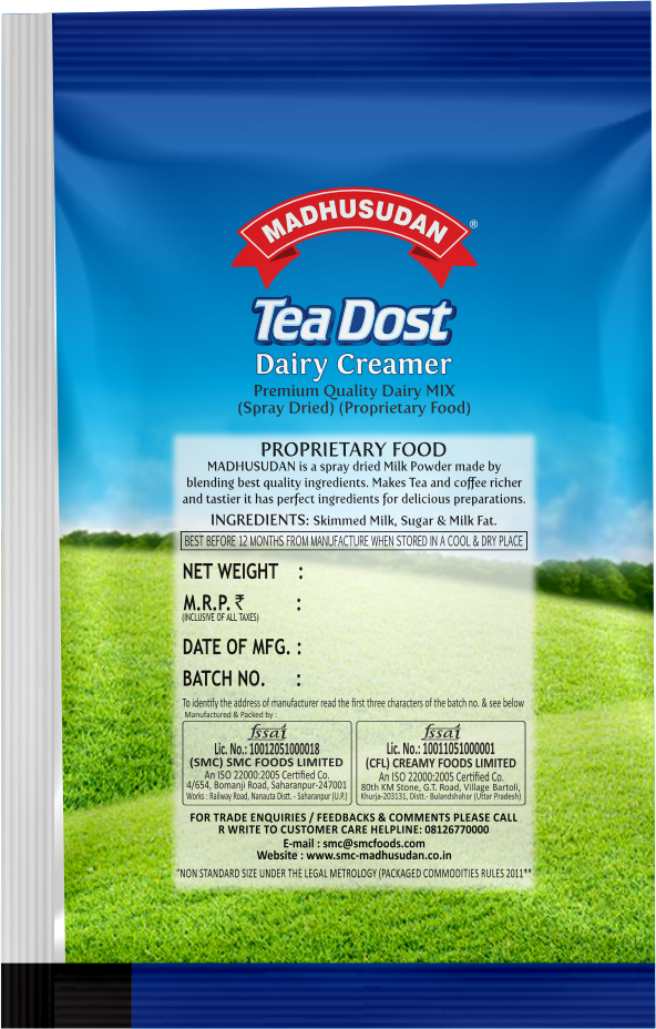Madhusudan Dairy Creamer Tea Dost 4 gm Pack