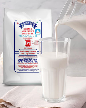 Madhusudan Skimmed Milk Powder Double Cow 5 Kg Pack