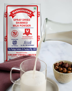 Madhusudan Skimmed Milk Powder 25 Kg Pack